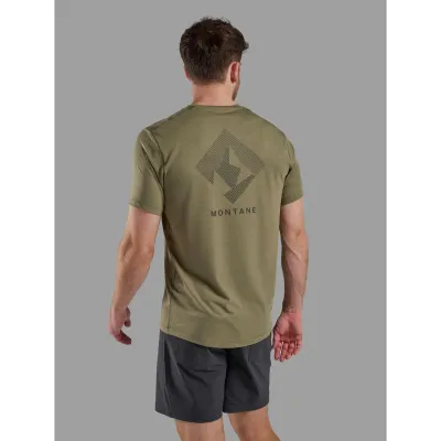 Футболка мужская Montane Alhena Mountain 25 T-Shirt M оливковый - 3 - Robinzon.ua