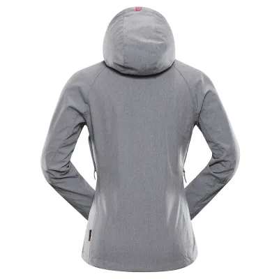 Женская куртка Soft Shell Alpine Pro LANCA, gray, S (LJCA564773 S) - 2 - Robinzon.ua