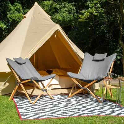 Кресло раскладное Bo-Camp Wembley L Grey (1200380) - 5 - Robinzon.ua