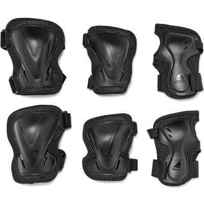 Набір захисту для роликових ковзанів Evo Pro Gear 3 Pack чорний M. - 1 - Robinzon.ua