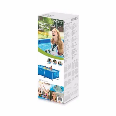 Прямоугольный каркасный бассейн Intex 28270 Rectangular Frame Pool (220x150x60 см) - 3 Прямоугольный каркасный бассейн Intex 28270 Rectangular Frame Pool (220x150x60 см) - 3 - Robinzon.ua