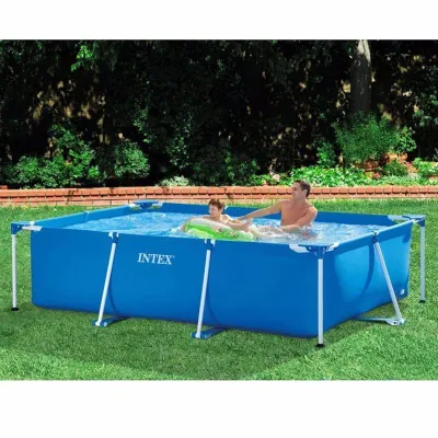 Прямоугольный каркасный бассейн Intex 28271 Rectangular Frame Pool (260x160x65 см) - 1 Прямоугольный каркасный бассейн Intex 28271 Rectangular Frame Pool (260x160x65 см) - 1 - Robinzon.ua