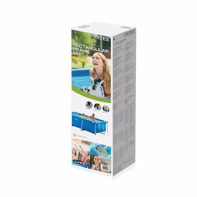 Прямоугольный каркасный бассейн Intex 28271 Rectangular Frame Pool (260x160x65 см) - 3 Прямоугольный каркасный бассейн Intex 28271 Rectangular Frame Pool (260x160x65 см) - 3 - Robinzon.ua