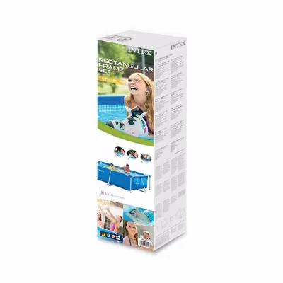 Прямоугольный каркасный бассейн Intex 28272 Rectangular Frame Pool (300x200x75 см) - 3 Прямоугольный каркасный бассейн Intex 28272 Rectangular Frame Pool (300x200x75 см) - 3 - Robinzon.ua