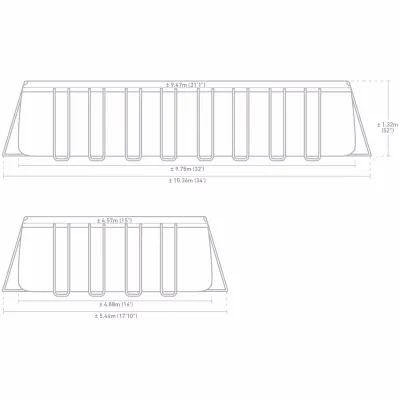 Прямоугольный каркасный бассейн Intex 26378 (28376) Ultra Frame Rectangular Pool (975x488x132 см) - 7 Прямоугольный каркасный бассейн Intex 26378 (28376) Ultra Frame Rectangular Pool (975x488x132 см) - 7 - Robinzon.ua