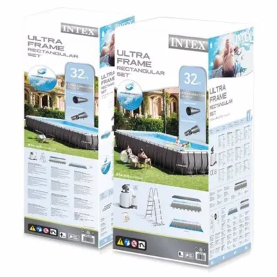 Прямоугольный каркасный бассейн Intex 26378 (28376) Ultra Frame Rectangular Pool (975x488x132 см) - 8 Прямоугольный каркасный бассейн Intex 26378 (28376) Ultra Frame Rectangular Pool (975x488x132 см) - 8 - Robinzon.ua