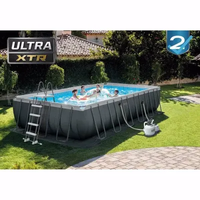Прямоугольный каркасный бассейн Intex 26368 Ultra Frame Rectangular Pool (732x366x132 см) - 2 Прямоугольный каркасный бассейн Intex 26368 Ultra Frame Rectangular Pool (732x366x132 см) - 2 - Robinzon.ua