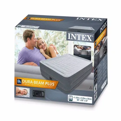 Двоспальне надувне ліжко Intex 64418 (152 x 203 x 56 см) Comfort-Plush + Вбудований електронасос 220В. - 5 Двоспальне надувне ліжко Intex 64418 (152 x 203 x 56 см) Comfort-Plush + Вбудований електронасос 220В. - 5 - Robinzon.ua