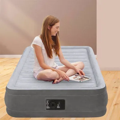 Односпальне надувне ліжко Intex 67766 (99 x 191 x 33 см) Comfort-Plush + Вбудований електронасос 220В. - 1 - Robinzon.ua