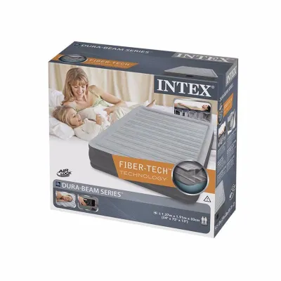 Півтораспальне надувне ліжко Intex 67768 (137 x 191 x 33 см) Comfort-Plush + Вбудований електронасос 220В. - 4 Півтораспальне надувне ліжко Intex 67768 (137 x 191 x 33 см) Comfort-Plush + Вбудований електронасос 220В. - 4 - Robinzon.ua