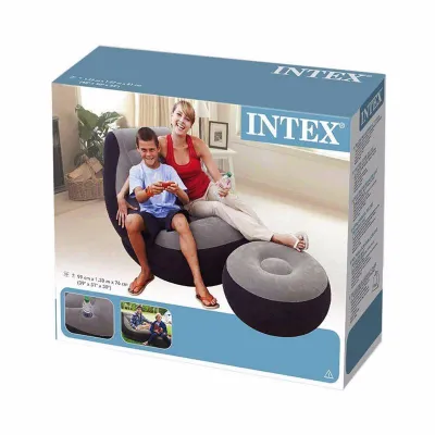 Надувне крісло Intex 68564 (99 x 130 x 76 см) Ultra Lounge (з пуфиком) - 3 Надувне крісло Intex 68564 (99 x 130 x 76 см) Ultra Lounge (з пуфиком) - 3 - Robinzon.ua