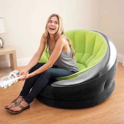 Надувне крісло Intex 68582 (112 x 109 x 69 см) Empire Chair (Салатове) - 1 Надувне крісло Intex 68582 (112 x 109 x 69 см) Empire Chair (Салатове) - 1 - Robinzon.ua