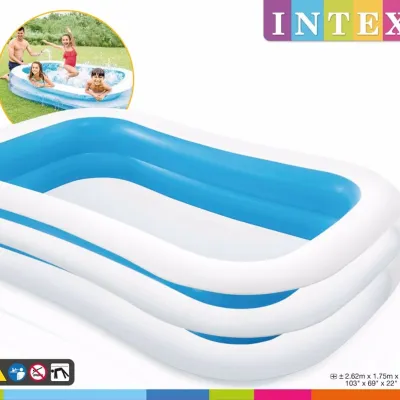 Семейный надувной бассейн Intex 56483 Swim Center Family Pool (262х175х56 см) - 1 Семейный надувной бассейн Intex 56483 Swim Center Family Pool (262х175х56 см) - 1 - Robinzon.ua