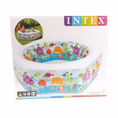 Детский надувной бассейн Intex 56493 Ocean Reef Pool (191х178х61 см) - 2 - Robinzon.ua