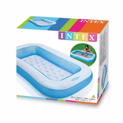 Детский надувной бассейн Intex 57403 Rectangular Pool (166х100х28 см) - 2 - Robinzon.ua