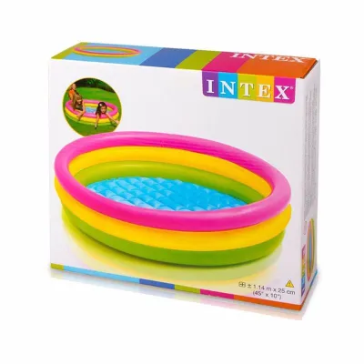 Детский надувной бассейн Intex 57412 Sunset Glow Pool (114х25 см) - 3 Детский надувной бассейн Intex 57412 Sunset Glow Pool (114х25 см) - 3 - Robinzon.ua