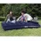 Двоспальний надувний матрац Bestway 67374 (152 х 203 x 22 см) + ручний насос та 2 подушки. - 1 - Robinzon.ua