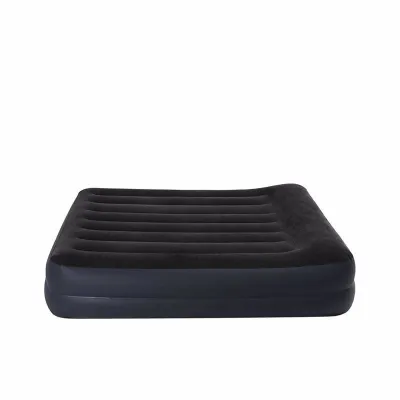 Двуспальная надувная кровать Intex 64124 (152 x 203 x 42 см) Pillow Rest + Встроенный электронасос 220В - 1 - Robinzon.ua