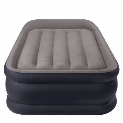 Односпальне надувне ліжко Intex 64132 (99 x 191 x 42 см) Deluxe Pillow Rest + Вбудований електронасос 220В. - 1 Односпальне надувне ліжко Intex 64132 (99 x 191 x 42 см) Deluxe Pillow Rest + Вбудований електронасос 220В. - 1 - Robinzon.ua