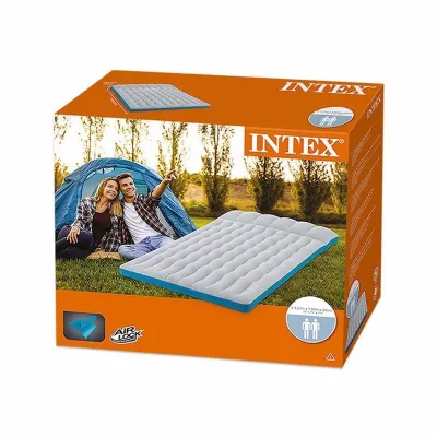 Півтораспальний надувний матрац Intex 67999 (127 x 193 x 24 см) Camping - 2 - Robinzon.ua