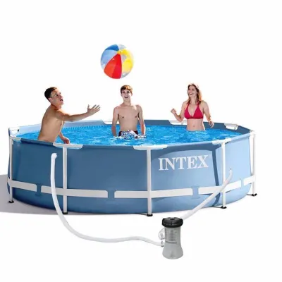 Круглый каркасный бассейн Intex 28702 (305х76 см) Prism Frame Pool - 1 Круглый каркасный бассейн Intex 28702 (305х76 см) Prism Frame Pool - 1 - Robinzon.ua
