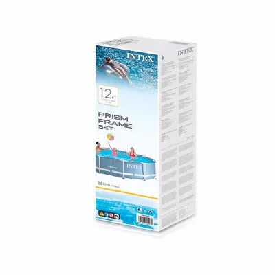 Круглый каркасный бассейн Intex 28710 (366х76 см) Prism Frame Pool - 4 - Robinzon.ua