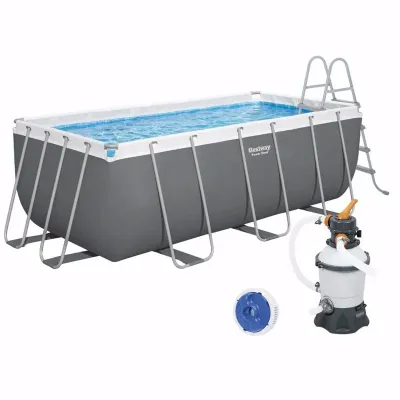 Прямоугольный каркасный бассейн Bestway 56457 (412х201х122 см) Power Steel Frame Pool - 1 - Robinzon.ua