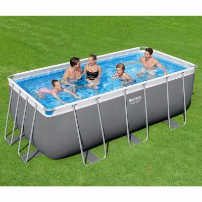 Прямоугольный каркасный бассейн Bestway 56457 (412х201х122 см) Power Steel Frame Pool - 2 - Robinzon.ua