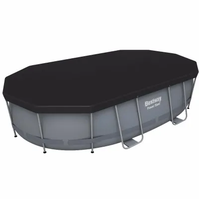Овальный каркасный бассейн Bestway 56448 Power Steel Frame Pool (488х305х107 см) - 7 - Robinzon.ua