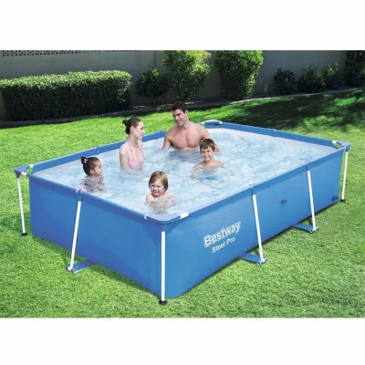 Прямоугольный каркасный бассейн Bestway 56403 Steel Pro Splash Frame Pool (259х170х61 см) - 1 Прямоугольный каркасный бассейн Bestway 56403 Steel Pro Splash Frame Pool (259х170х61 см) - 1 - Robinzon.ua