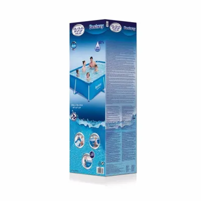 Прямоугольный каркасный бассейн Bestway 56403 Steel Pro Splash Frame Pool (259х170х61 см) - 2 Прямоугольный каркасный бассейн Bestway 56403 Steel Pro Splash Frame Pool (259х170х61 см) - 2 - Robinzon.ua