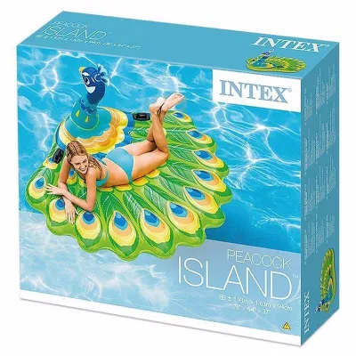 Надувний пліт Intex 57250 Павлин (193х163х94 см) Peacock Island - 2 Надувний пліт Intex 57250 Павлин (193х163х94 см) Peacock Island - 2 - Robinzon.ua
