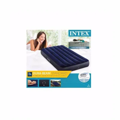 Односпальний надувний матрац Intex 64757 (99 x 191 x 25 см) Classic Downy Airbed - 2 - Robinzon.ua