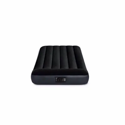 Односпальний надувний матрац Intex 64146 (99 x 191 x 25 см) Pillow Rest Classic Airbed + Вбудований електронасос 220В. - 1 - Robinzon.ua