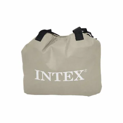 Двуспальная надувная кровать Intex 64926 (152 x 203 x 46 см) PremAire II + Встроенный электронасос 220В с USB портом и регулятором жесткости - 1 - Robinzon.ua