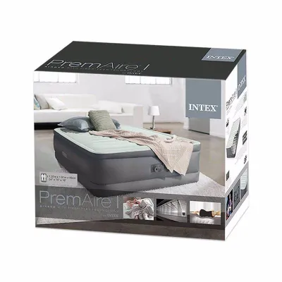 Полутороспальная надувная кровать Intex 64904 (137 x 191 x 46 см) PremAire I + Встроенный электронасос 220В - 6 Полутороспальная надувная кровать Intex 64904 (137 x 191 x 46 см) PremAire I + Встроенный электронасос 220В - 6 - Robinzon.ua