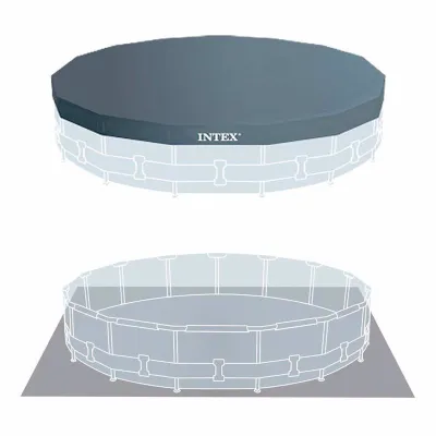 Круглый каркасный бассейн Intex 28242 (457 x 122 см) Metal Frame Pool - 4 - Robinzon.ua
