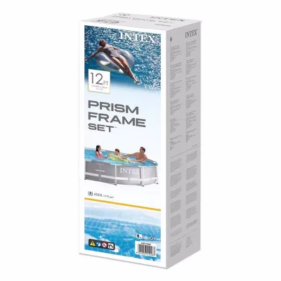 Круглый каркасный бассейн Intex 26710 (366 x 76 см) Prism Frame Pool - 2 Круглый каркасный бассейн Intex 26710 (366 x 76 см) Prism Frame Pool - 2 - Robinzon.ua