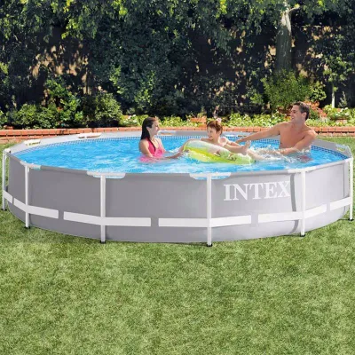 Круглый каркасный бассейн Intex 26712 (366 x 76 см) Prism Frame Pool - 1 - Robinzon.ua