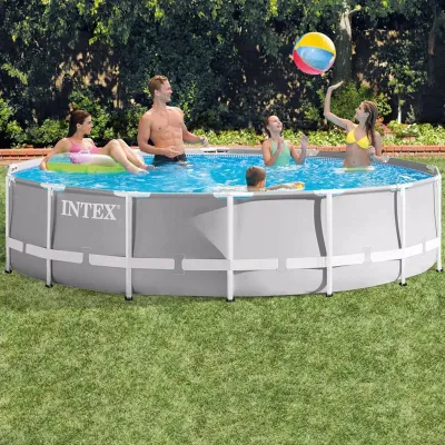 Круглый каркасный бассейн Intex 26720 (427 x 107 см) Prism Frame Pool - 1 - Robinzon.ua