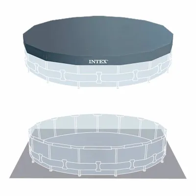 Круглый каркасный бассейн Intex 26720 (427 x 107 см) Prism Frame Pool - 4 - Robinzon.ua