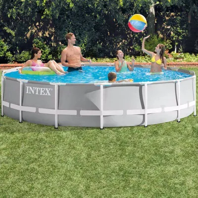 Круглый каркасный бассейн Intex 26724 (457 x 107 см) Prism Frame Pool - 1 Круглый каркасный бассейн Intex 26724 (457 x 107 см) Prism Frame Pool - 1 - Robinzon.ua