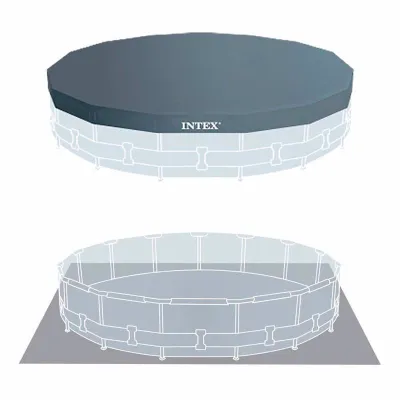 Круглый каркасный бассейн Intex 26724 (457 x 107 см) Prism Frame Pool - 4 Круглый каркасный бассейн Intex 26724 (457 x 107 см) Prism Frame Pool - 4 - Robinzon.ua