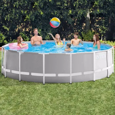 Круглый каркасный бассейн Intex 26726 (457 x 122 см) Prism Frame Pool - 1 - Robinzon.ua