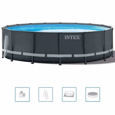 Круглый каркасный бассейн Intex 26326 (488 x 122 см) Ultra XTR Frame Pool - 1 Круглый каркасный бассейн Intex 26326 (488 x 122 см) Ultra XTR Frame Pool - 1 - Robinzon.ua