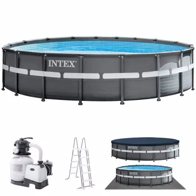 Круглый каркасный бассейн Intex 26330 (549 x 132 см) Ultra XTR Frame Pool - 1 - Robinzon.ua
