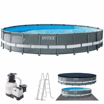 Круглый каркасный бассейн Intex 26334 (610 x 122 см) Ultra XTR Frame Pool - 1 Круглый каркасный бассейн Intex 26334 (610 x 122 см) Ultra XTR Frame Pool - 1 - Robinzon.ua