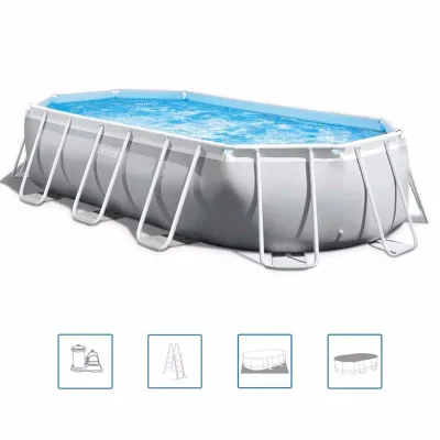Овальный каркасный бассейн Intex 26796 (503 x 274 x 122 см) Oval Frame Pool - 1 Овальный каркасный бассейн Intex 26796 (503 x 274 x 122 см) Oval Frame Pool - 1 - Robinzon.ua