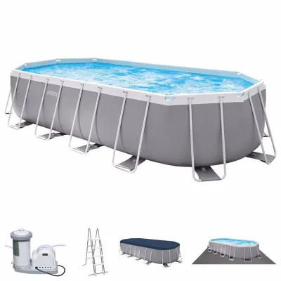 Овальный каркасный бассейн Intex 26798 (610 x 305 x 122 см) Oval Frame Pool - 1 - Robinzon.ua