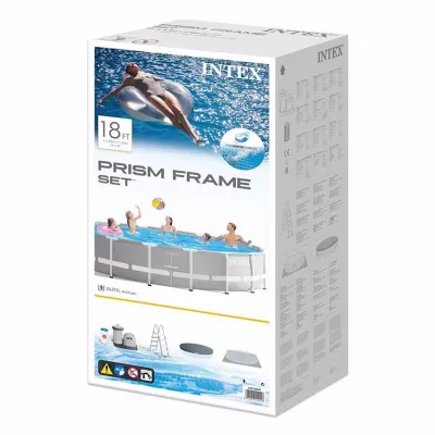Круглый каркасный бассейн Intex 26732 (549 x 122 см) Prism Frame Pool - 5 Круглый каркасный бассейн Intex 26732 (549 x 122 см) Prism Frame Pool - 5 - Robinzon.ua